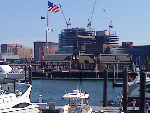 shade pavillion viewed from Commercial Wharf